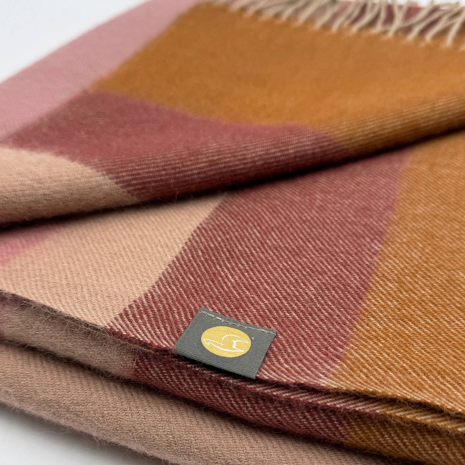 Shupaca Alpaca - Vente Plaids - NOUVEAU ! Jeté 100 % bébé alpaga - Mousse au chocolat2