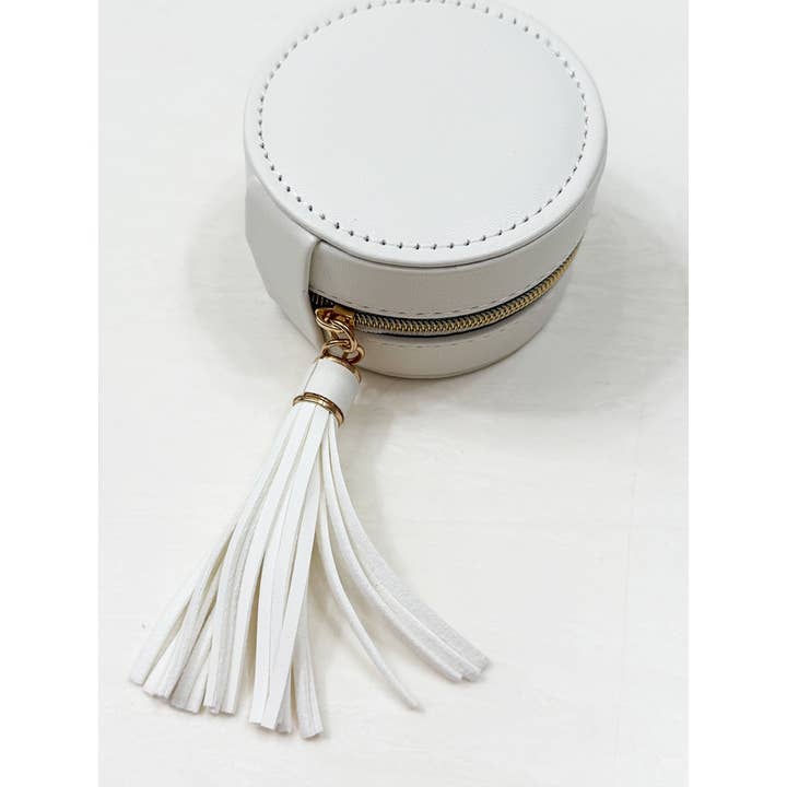 MIX COLOR Mini PU Travel Jewelry Case for wholesale on Faire