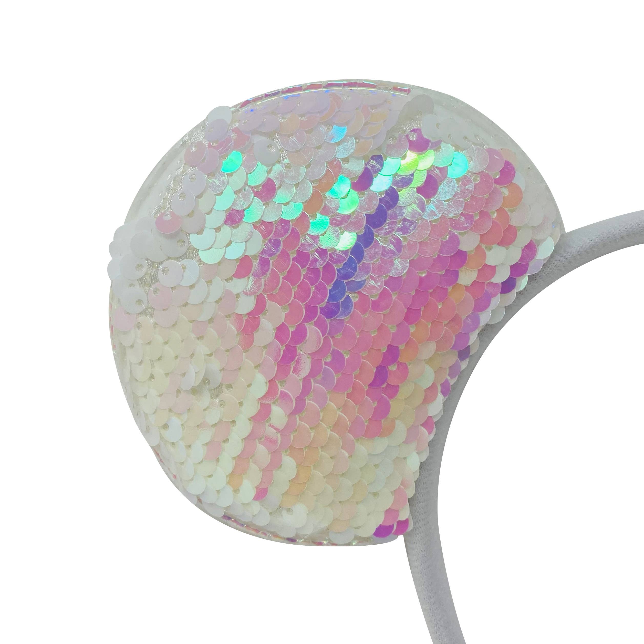 ZKY Wholesale - Wholesale Haarband - Dames - Witte muisoorhoofdband met enkelzijdige schaal1