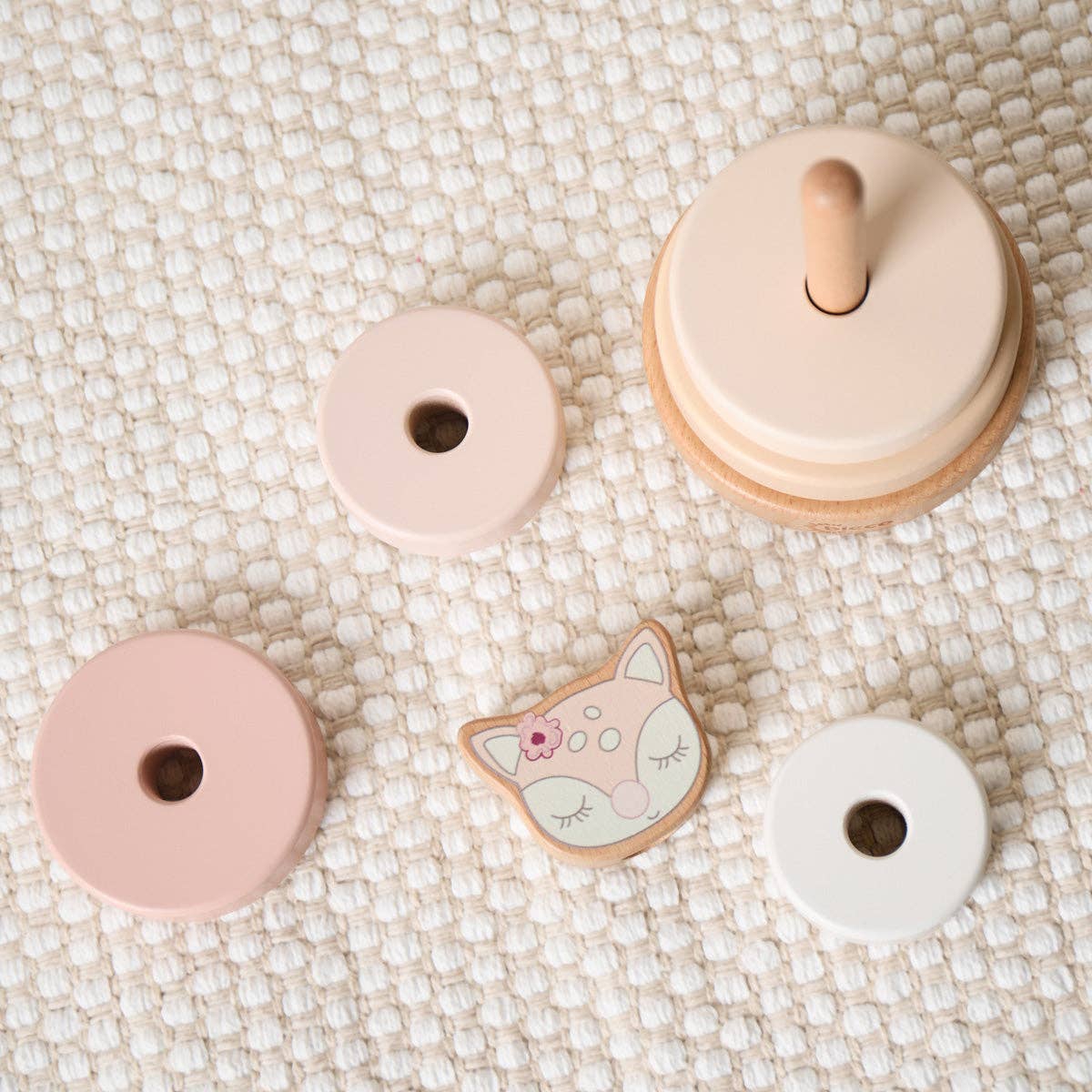 Bieco Spielwaren - Wholesale Wood Toy - Kids - STACKING TOWER DEER ELLA FSC®2