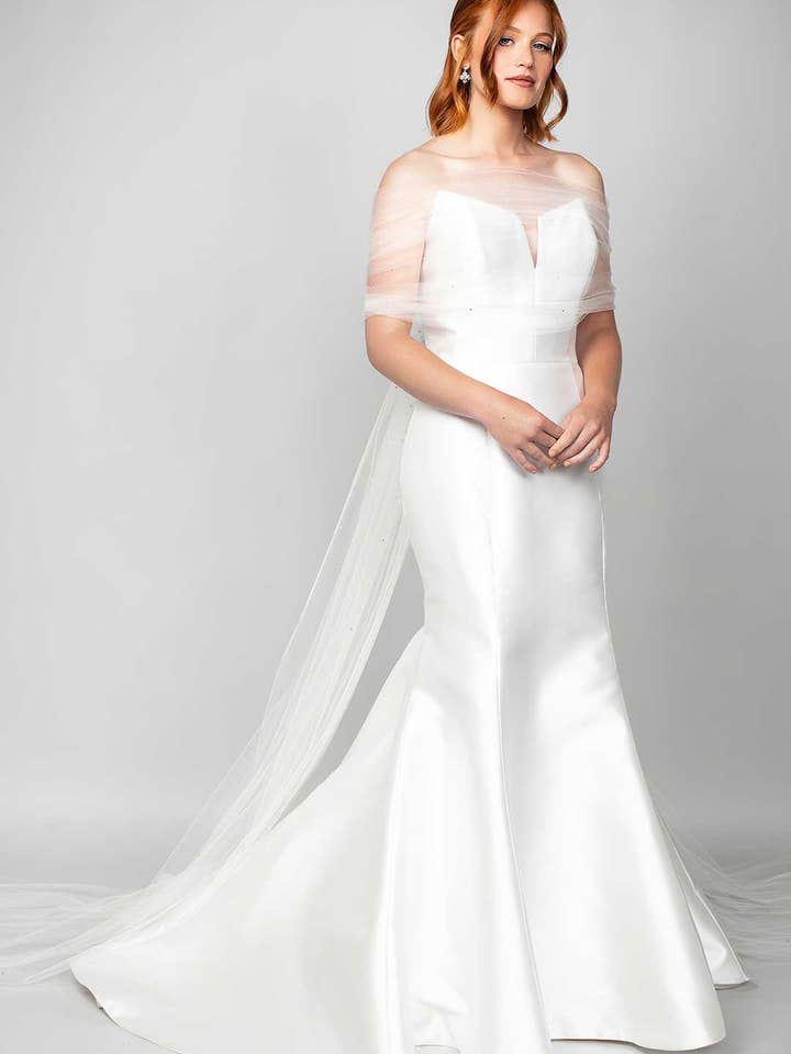 Oscar Crystal Tulle Wrap for wholesale by Ariel Taub