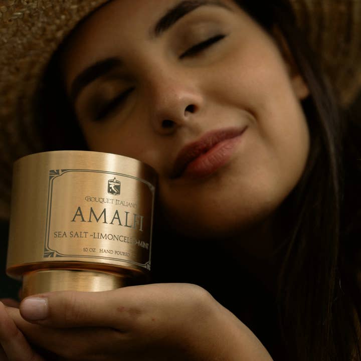 BouquetItaliano – wholesale Jar/filled candle – Amalfi Luxury Scented Candle – Italian Coastal Inspired63