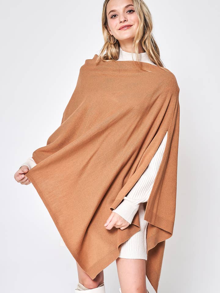 Solid halsduk Poncho för wholesale av Do Everything In Love®