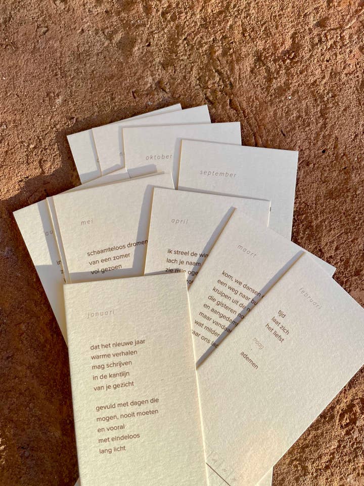 Kalender bladwijzers voor wholesale door Pas de deux