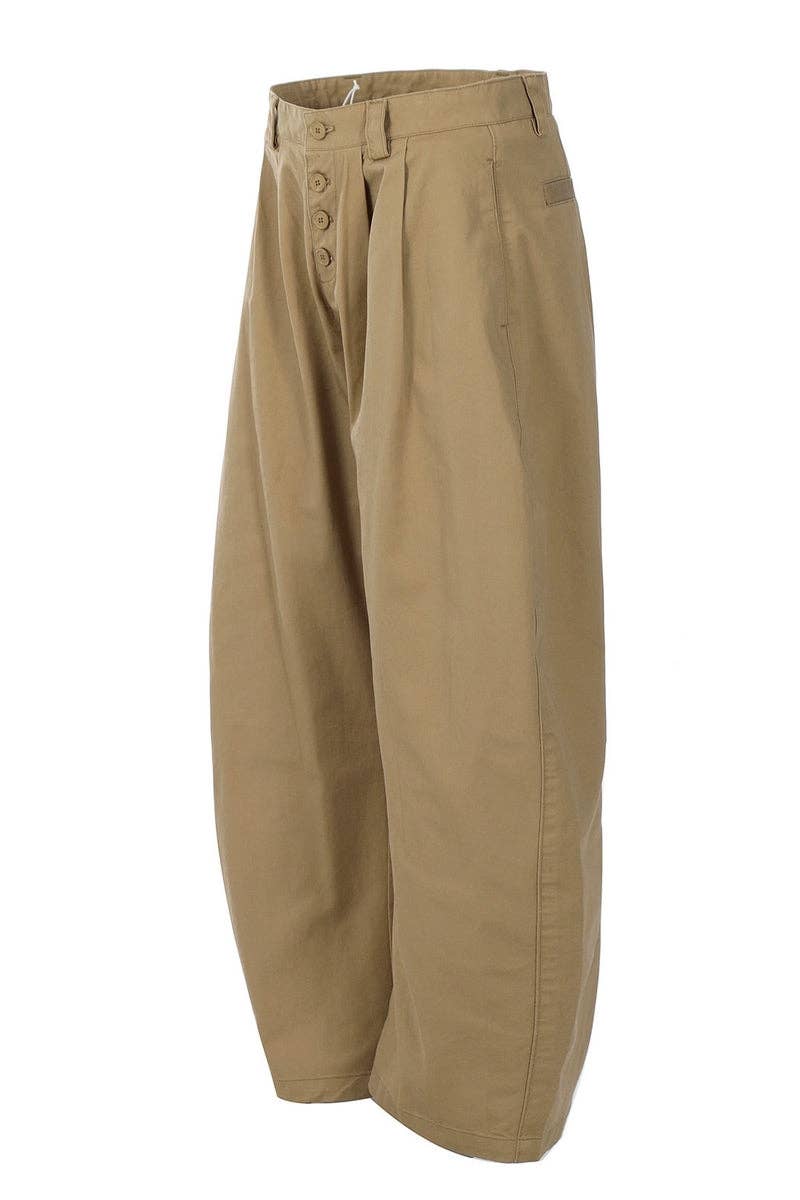 Ecovear - Wholesale Pants - Men's - Baggy Button Wide-Leg Trousers2