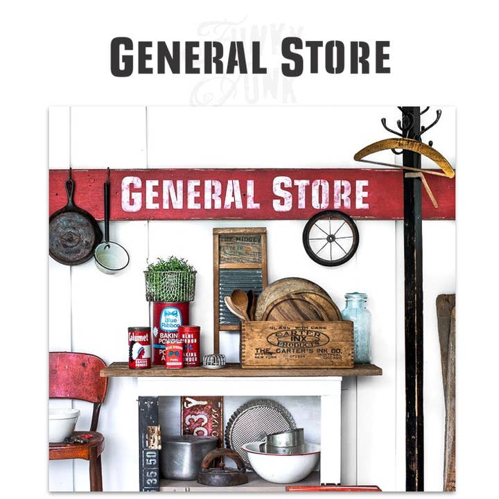 FJ050 Funky Junks Købmand for engroshandel hos Muddaritaville Studio