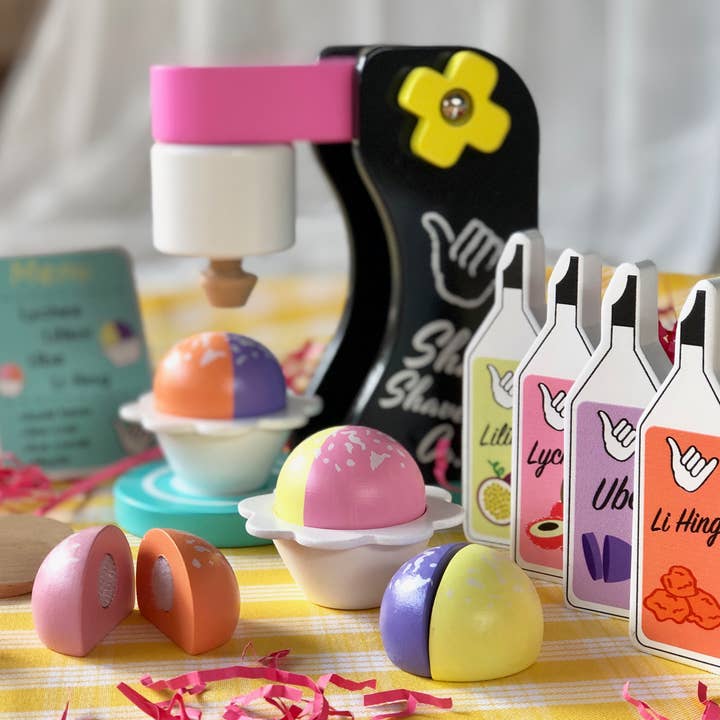 Shaka Shave Ice Play Set for wholesale by Keiki Kaukau - Hawai‘i's Toy Company