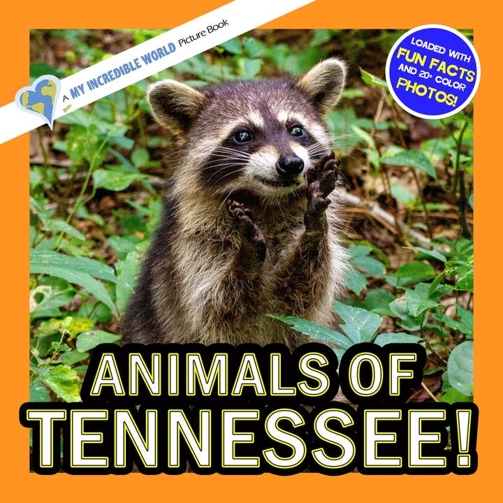 Animaux du Tennessee ! Un livre d'images Mon Monde Incroyable pour enfants pour la vente par My Incredible World