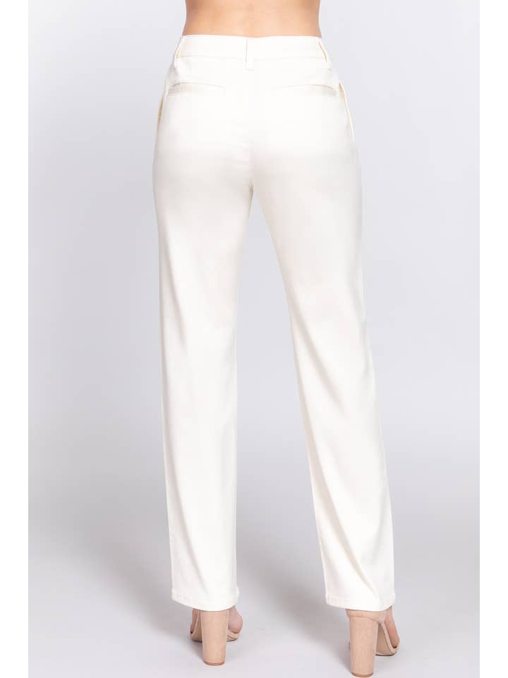 Active Basic | Active USA - Wholesale Pants - Women's - Straight Fit Twill Long Pants 21