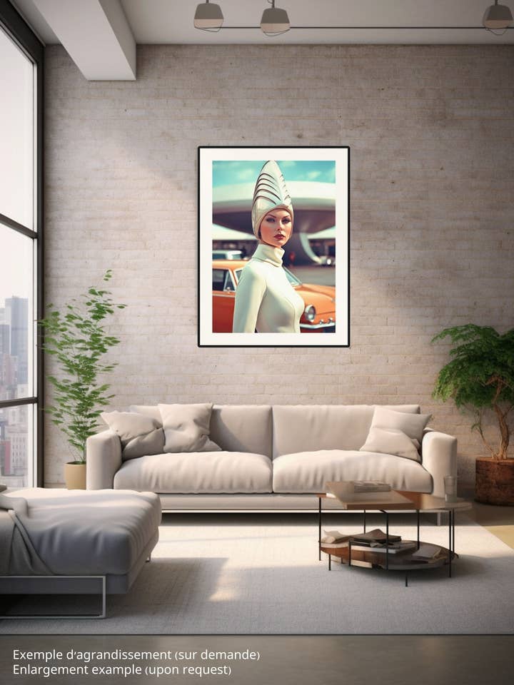 Poster - Retro Future 15 (12x16 in) - Hartman Ai for wholesale by Hartman A.I.