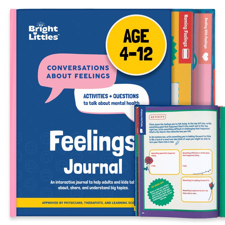 Bright Littles - Wholesale Early Reader Book (6-8) - Feelings Conversation Journal1