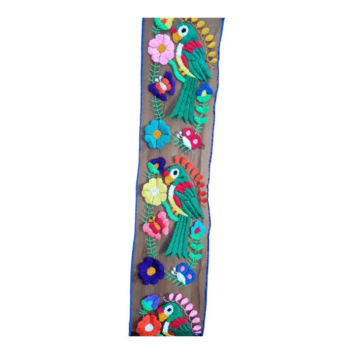 The Little Pueblo - Wholesale Table Runner - Embroidered Mexican Table Runner from Oaxaca