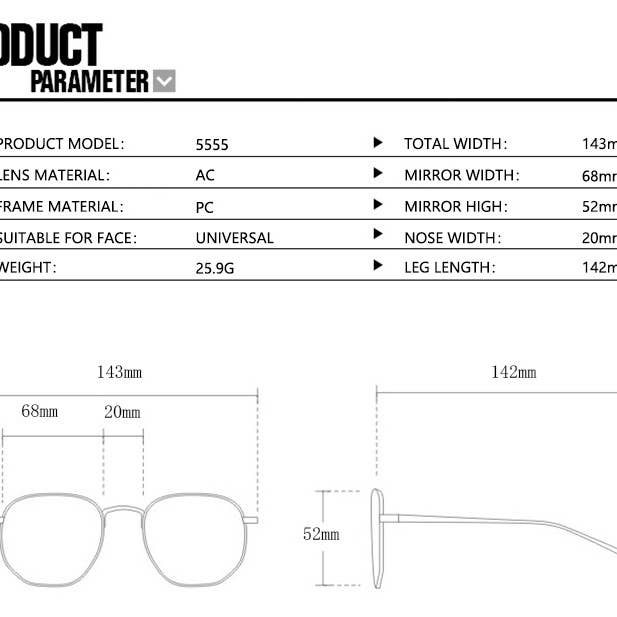 MKS America - Wholesale Eyeglasses - Women's - Color-Blocking Cat-Eye Blue Light Blocking Glasses10