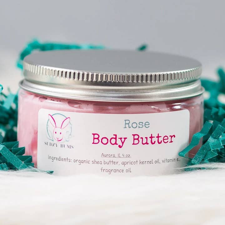 Beurre corporel rose pour la vente par Sudzy Bums LLC