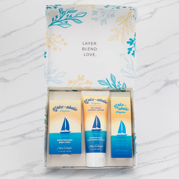 Mixologie - Wholesale Bath & Body Set - Women's Gift Set Trio Box (Choose Scent)18