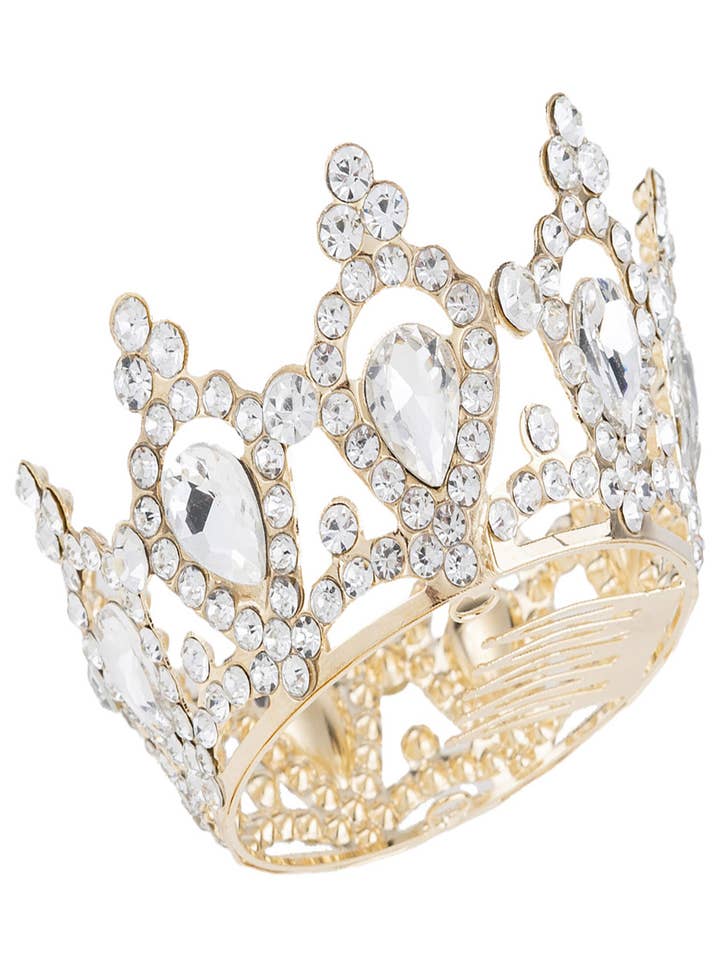 Small size Princess Tiaras Crystal Crown for wholesale by Suzie Q USA