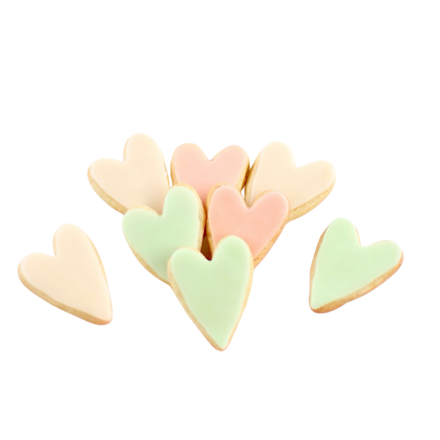 Sweet Sanctions LLC - Wholesale Cookie - Mini Oblong Heart Cookies1