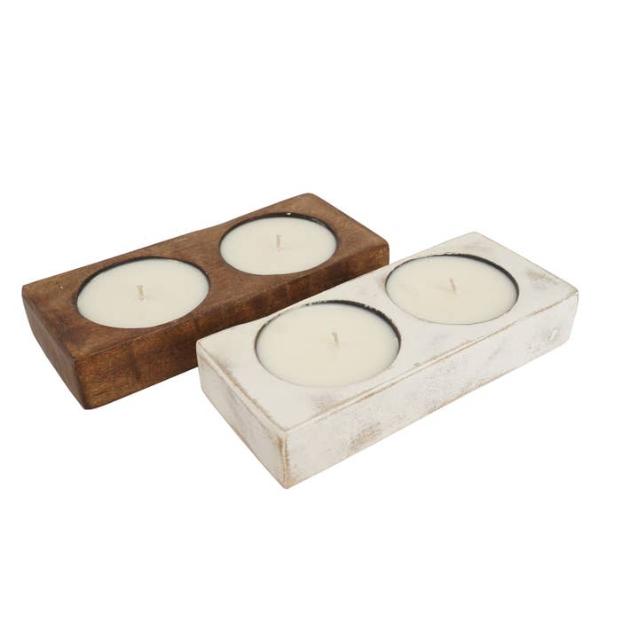 Two Hole Cheese Mold-Candle Ready-12 x 5 inches-2 Colors for wholesale by My Amigos Imports