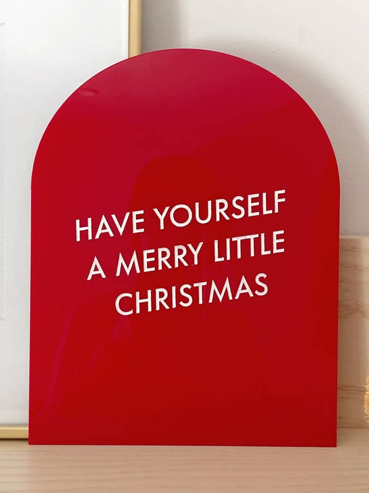 Merry Little Christmas Sign for wholesale by Proper Letter