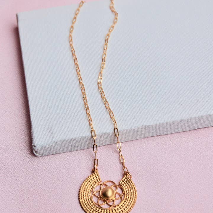 Seed of Life halsketting (goud of zilver) voor wholesale door Gillian Inspired Designs