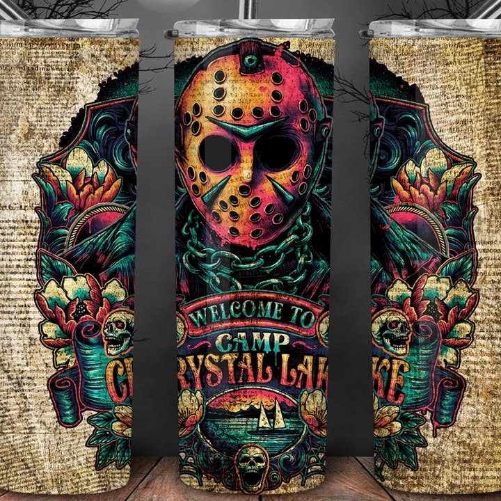 Bienvenue au Camp Crystal Lake 2 pour la vente par Noel & Co Tumblers