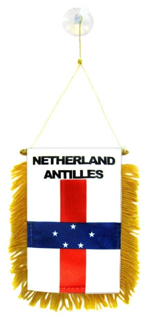 Flags Importer - Vente Drapeaux - Mini bannière des Antilles néerlandaises1