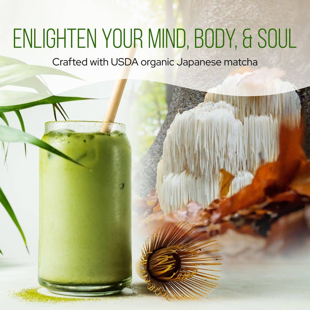 La Republica Coffee – Großhandel Gesundheits-/Entgiftungstee – La Republica Bio MATCHA mit Löwenmähne (Vollfruchtend)6