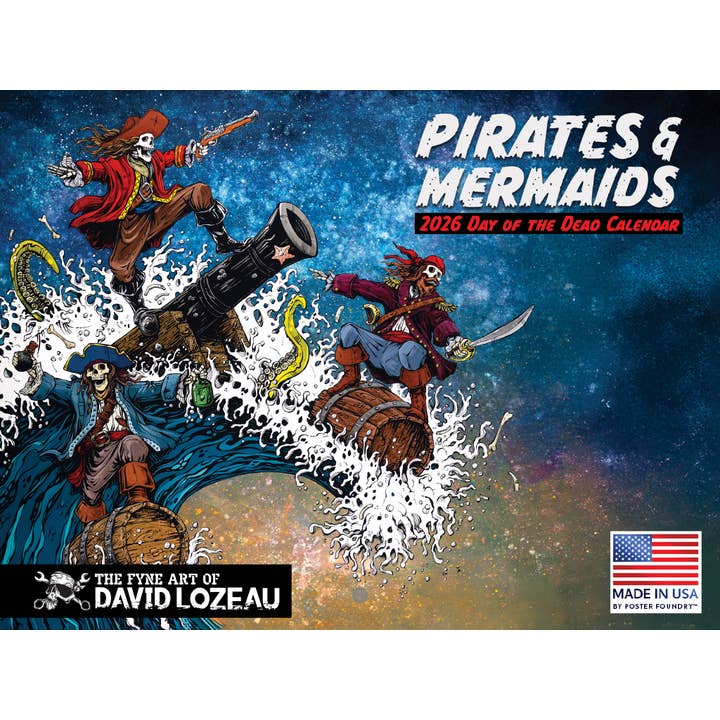 Steampunk Sjöjungfru Pirat Kalender 2026 för wholesale av 2026 Calendars