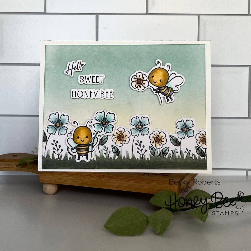 Honey Bee Stamps - Vendita all'ingrosso Timbro in gomma/decorativo - Dolce Ape - Set di Timbri in Fotopolimero 4x67