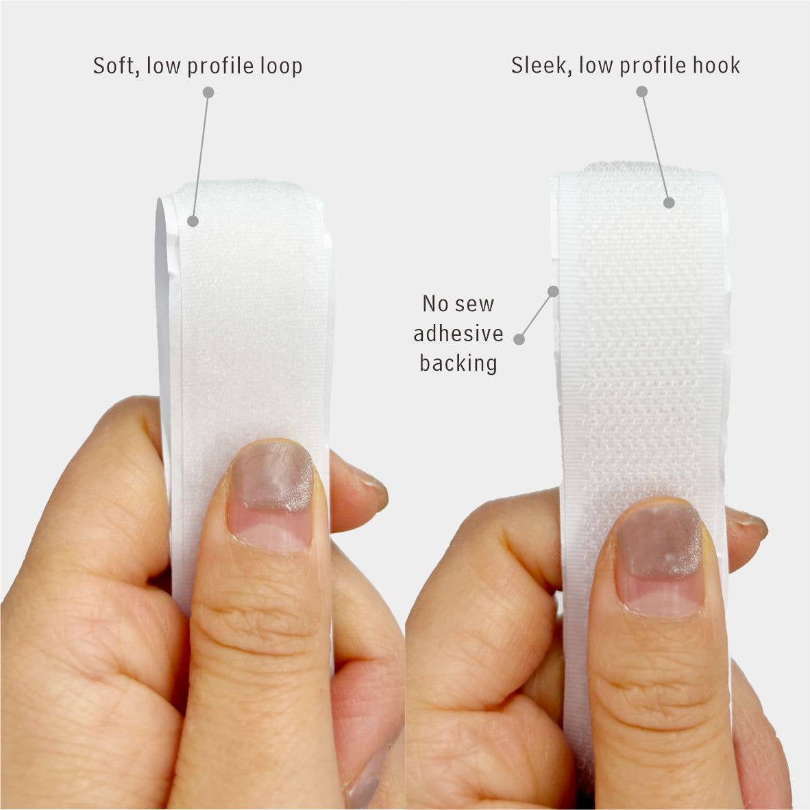 Max-Link Solutions Ltd - Wholesale Craft Supplies - Darnn Stick On Hook & Loop Tape White, No Sew Hook & Loop3