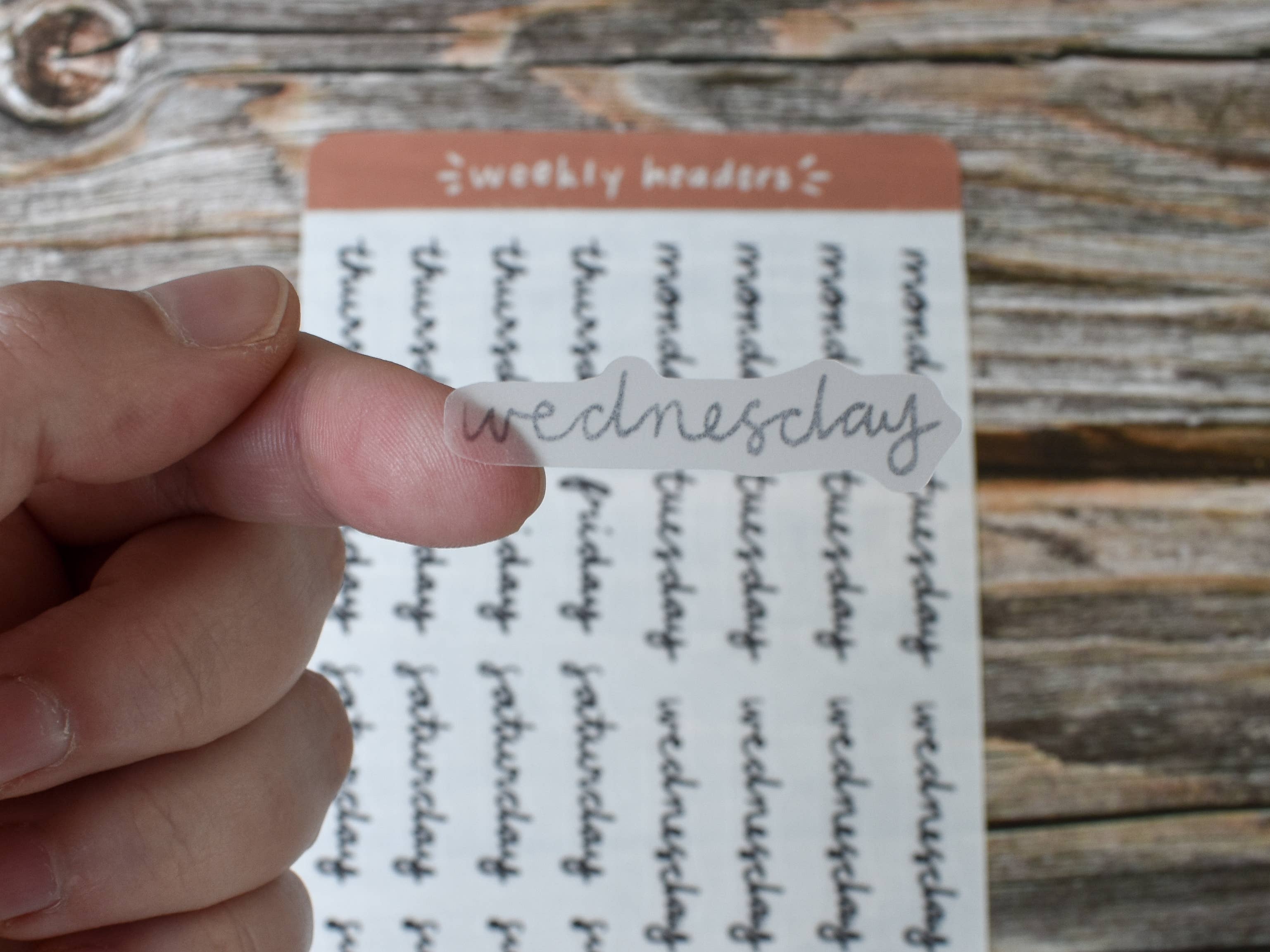 Lines And Colors Design - Wholesale Sticker - Week Headers Bullet Journal & Planner Sticker Sheet3