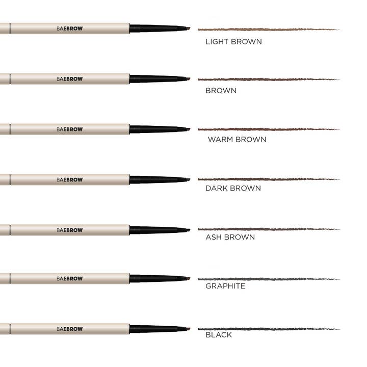 BAEBROW - Wholesale Eyebrow Pencil/Filler - B-LINER Ultra Thin Brow Pencil - Triangular Tip