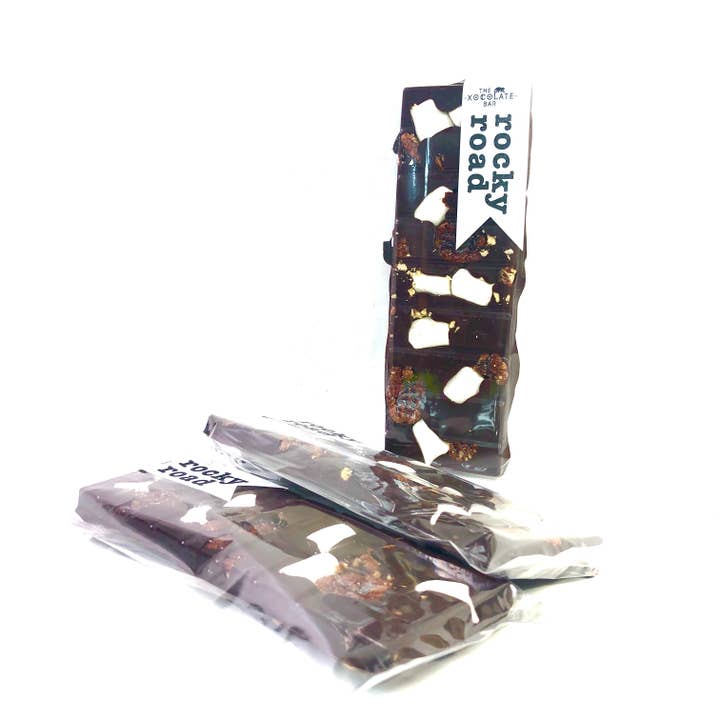 The Xocolate Bar - Wholesale Chocolate Bar - Vegan Rocky Road Bar - Organic Fair Trade Dark Chocolate4