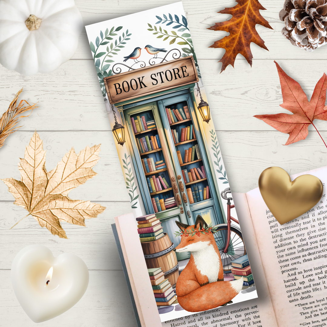 Les Moonettes - Wholesale Bookmark - Bookmark The Fox and the Secret Bookstore2