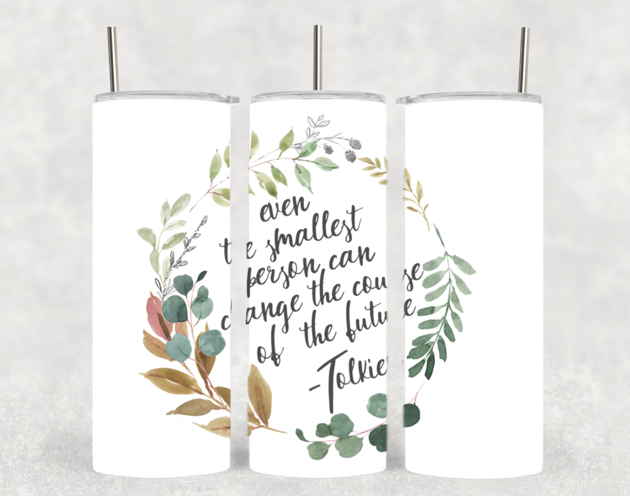The Geek Boutique - Wholesale Insulated Mug/Tumbler - JRR Tolkien Quote Inspired Book Tumbler0