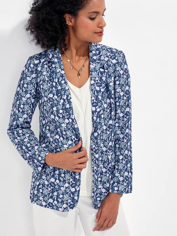 P22 MANDELA HAIWAN MIDNIGHT JAKKE for engroshandel hos La Fiancee