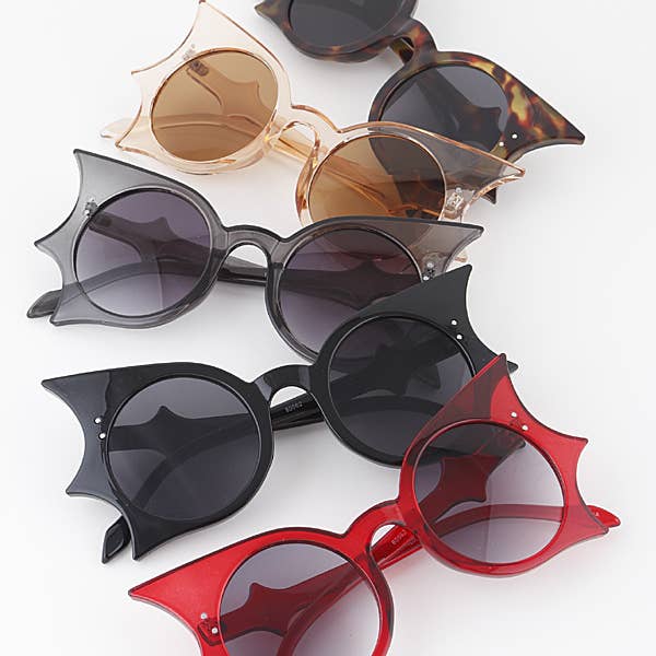 MIX Bolted Bat Wing Sunglasses for wholesale on Faire