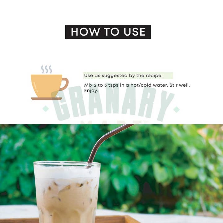 Granary Mart – wholesale Hälsodryck i pulverform – OMEDELBAR KARDEMUMMA CHAI LATTE PULVER