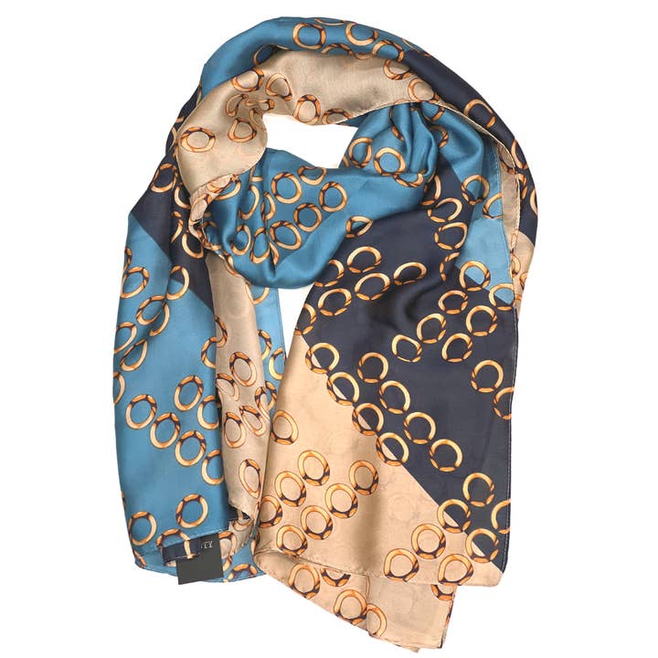 ELEGANT SILK FEEL SCARF/HIJAB for wholesale by scaarf.com