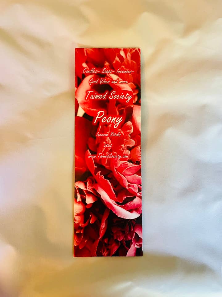 Peony Incense Pack for wholesale by Taimed Society