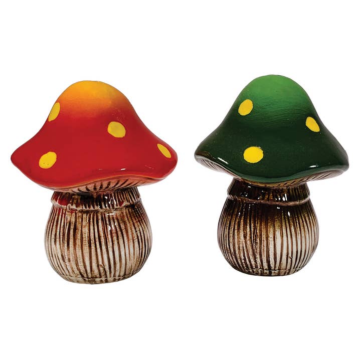 Woodland Mushroom S&P Set for wholesale by Streamline