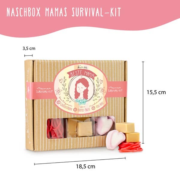 Der Zuckerbäcker - Wholesale Gummy - Naschbox Mum's Survival Kit Mother's Day Gift Set4