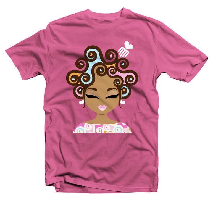 IN HOUSE INVENTORY, Candy Afro, Unisex T-Shirt for wholesale by The DynaSmiles Stationery