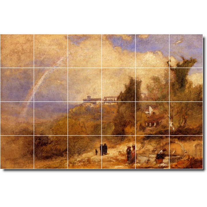 Landscapes Ceramic Tile Mural PT04815 for wholesale by Picture-Tiles.com
