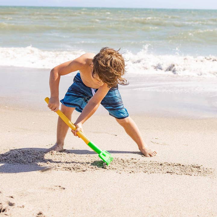 HABA USA - Wholesale Beach/Pool Toy - Kids & Baby - Long-Handled Garden Rake – Outdoor Play & Gardening Toy