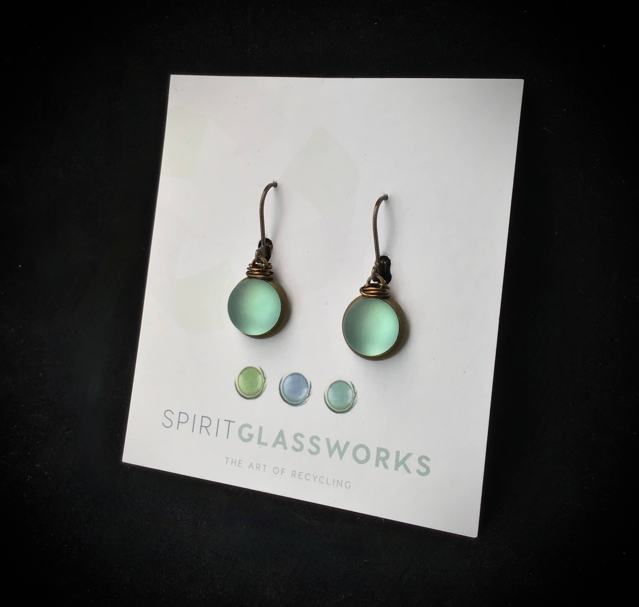 Spirit Glassworks - Wholesale Dangle Earrings - Dangle Earring Antique Brass7