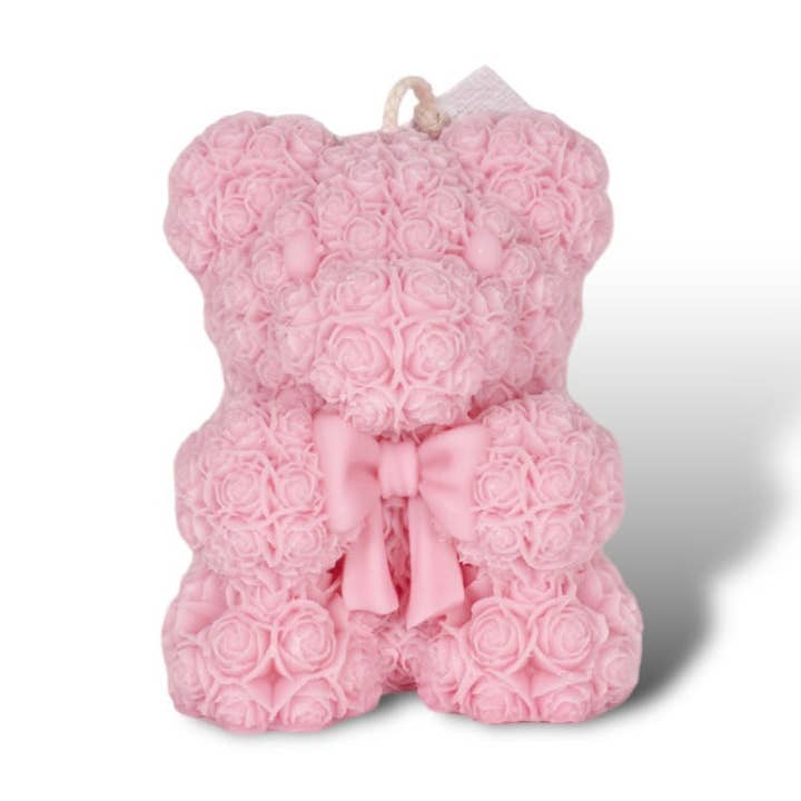 Beary Cute Soy Pillar Decor Candle for wholesale by Lucid Works