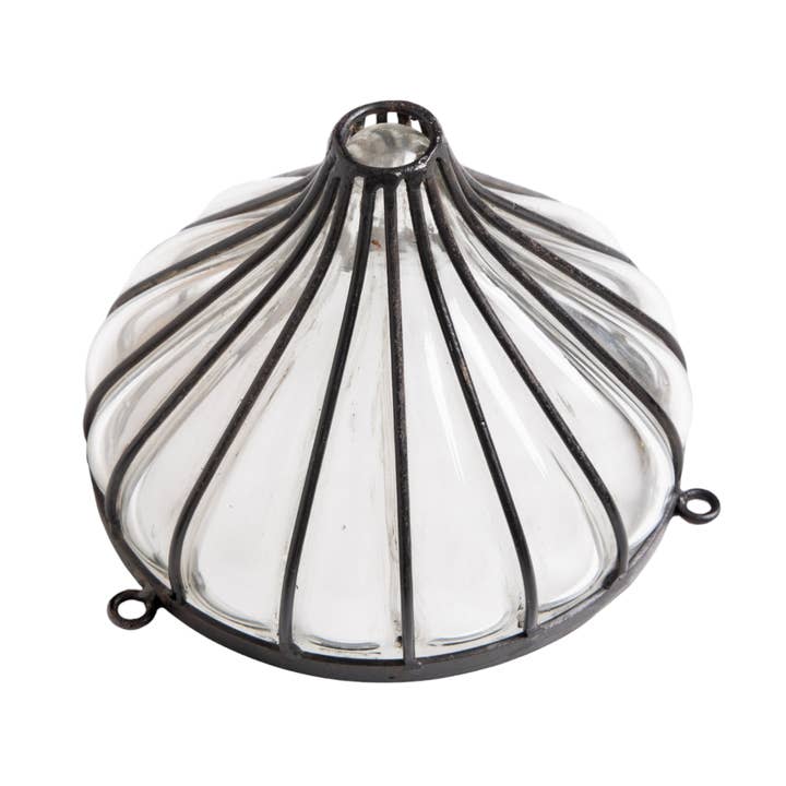 Væglampe i mundblæst glas Champagneglas - H 23 cm L 23 cm for engroshandel hos Maison Annabi