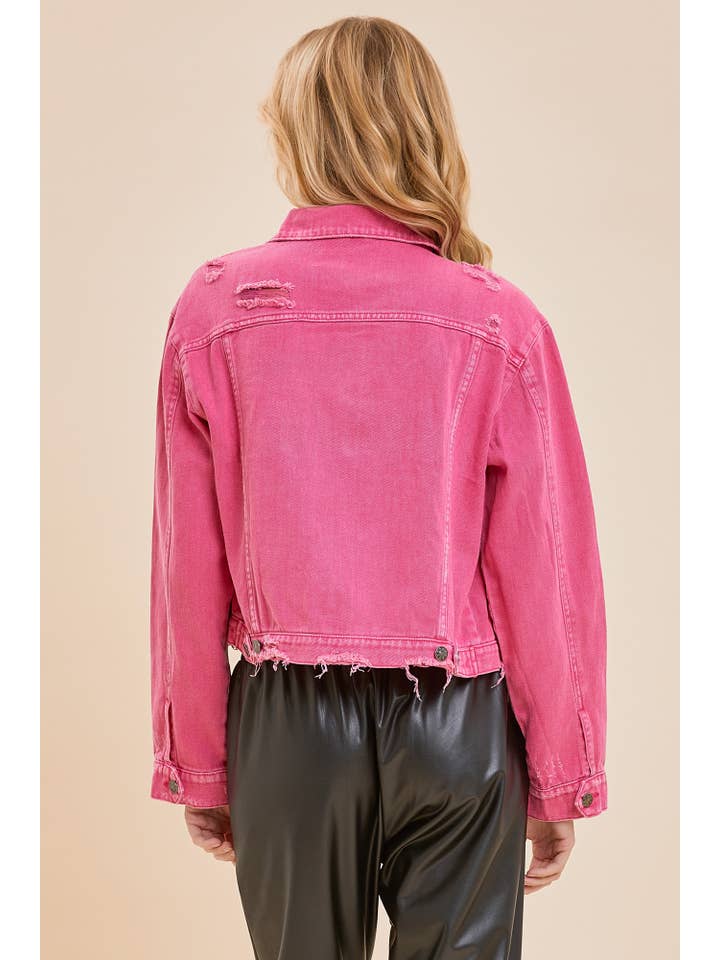 Mustard Seed – wholesale Jeansjackor – Dam – FÄRG JEANSJACKA