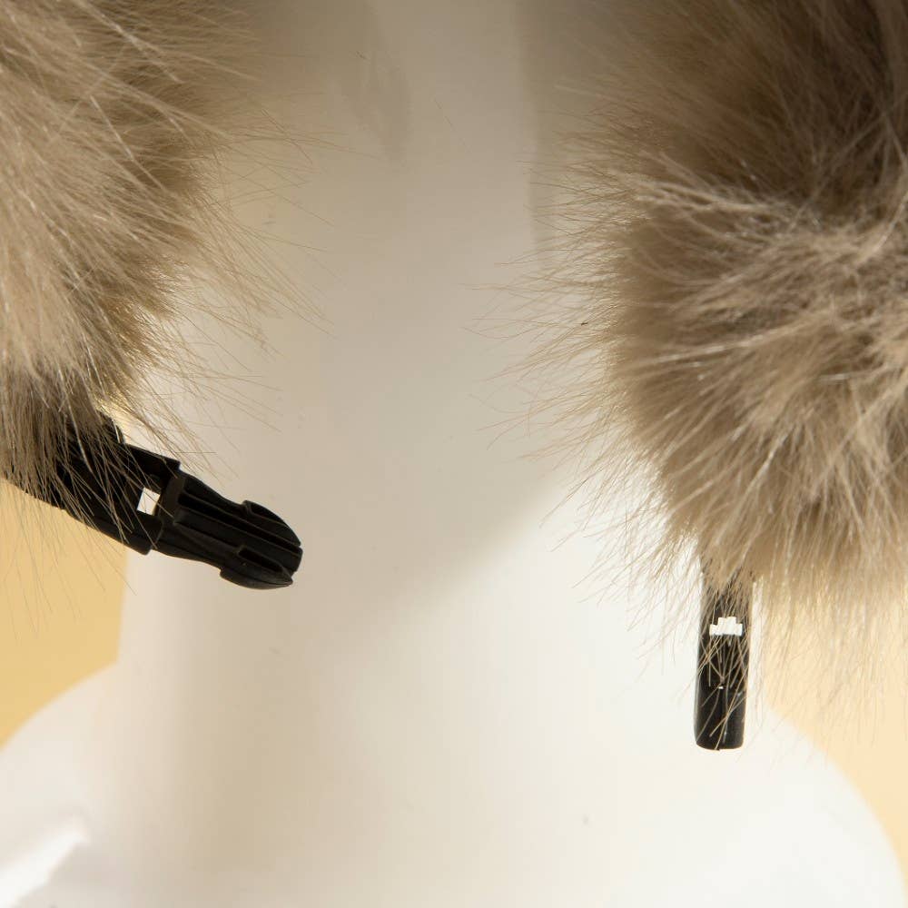 Anarchy Street - Vente Accessoire pour chapeau – femme - Chapeau d'hiver à capuche en fausse fourrure4